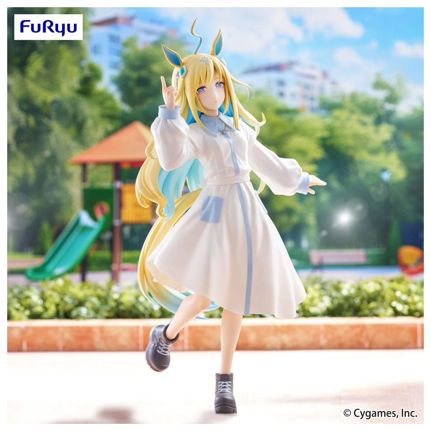 Uma Musume Pretty Derby Trio-Try-iT Neo Universe PVC szobor figura 22 cm termékfotó