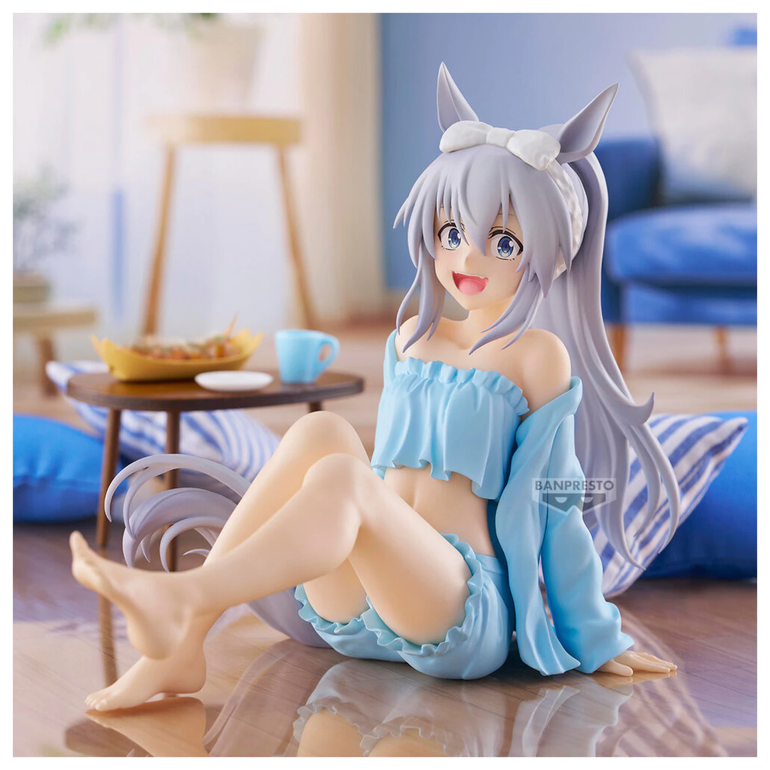 Umamusume Cinderella Gray Relax time Tamamo Cross figura 13cm termékfotó