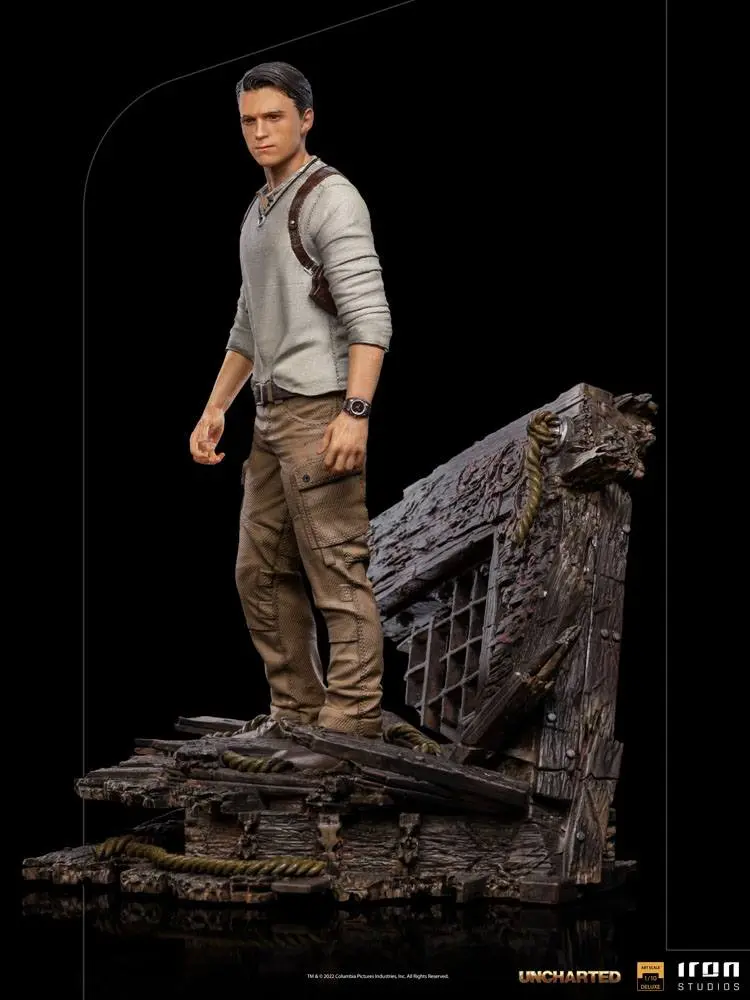 Uncharted Movie Deluxe Art Scale 1/10 Nathan Drake szobor figura 22 cm termékfotó