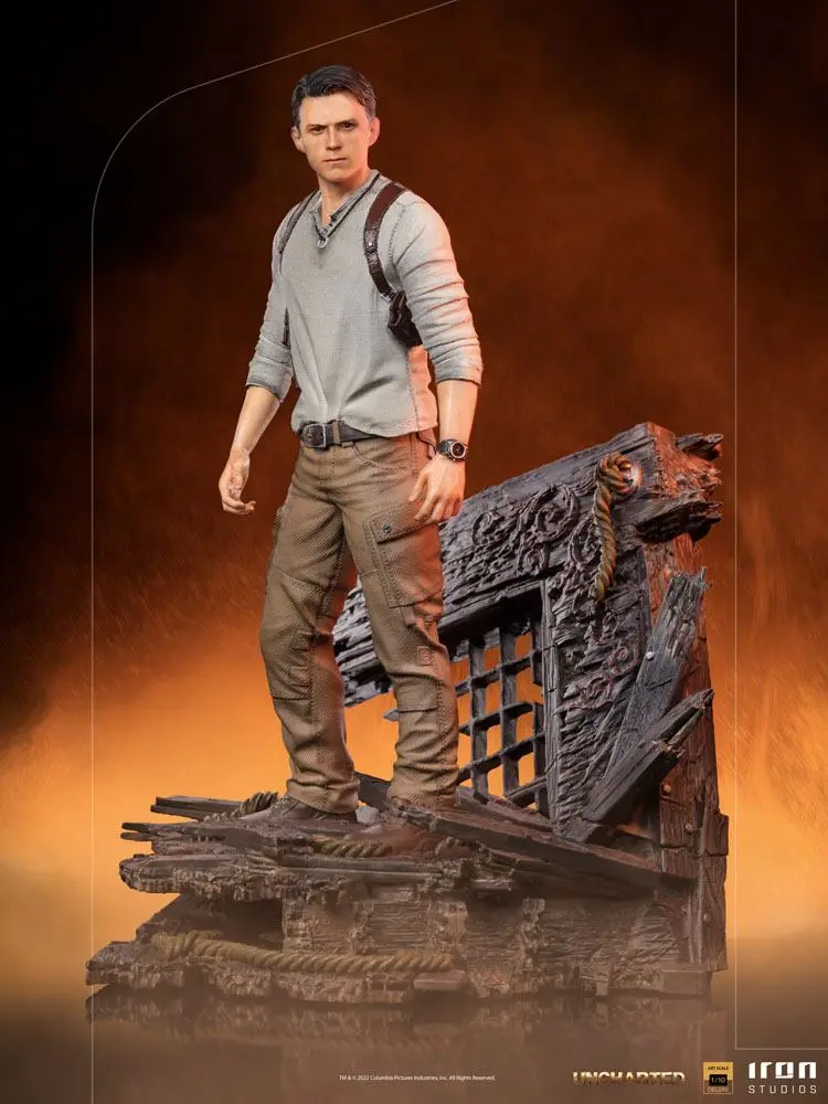 Uncharted Movie Deluxe Art Scale 1/10 Nathan Drake szobor figura 22 cm termékfotó