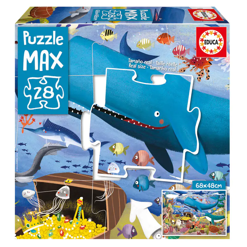 Under the Sea Animals Max puzzle 28db-os termékfotó