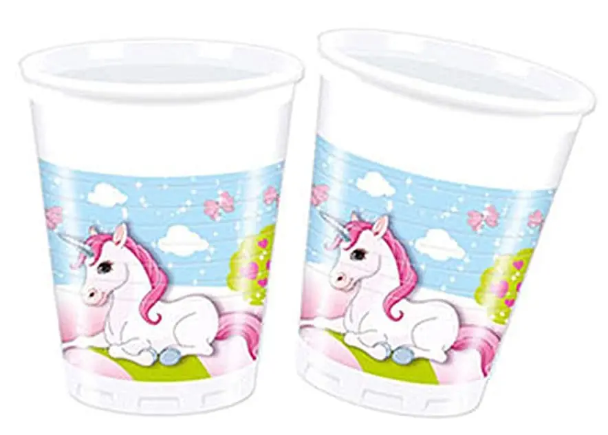 Unicorn, Unikornis műanyag pohár 8 db-os 200 ml termékfotó