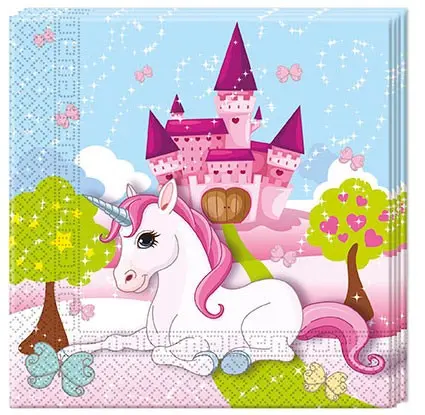 Unicorn, Unikornis szalvéta 20 db-os 33x33 cm termékfotó