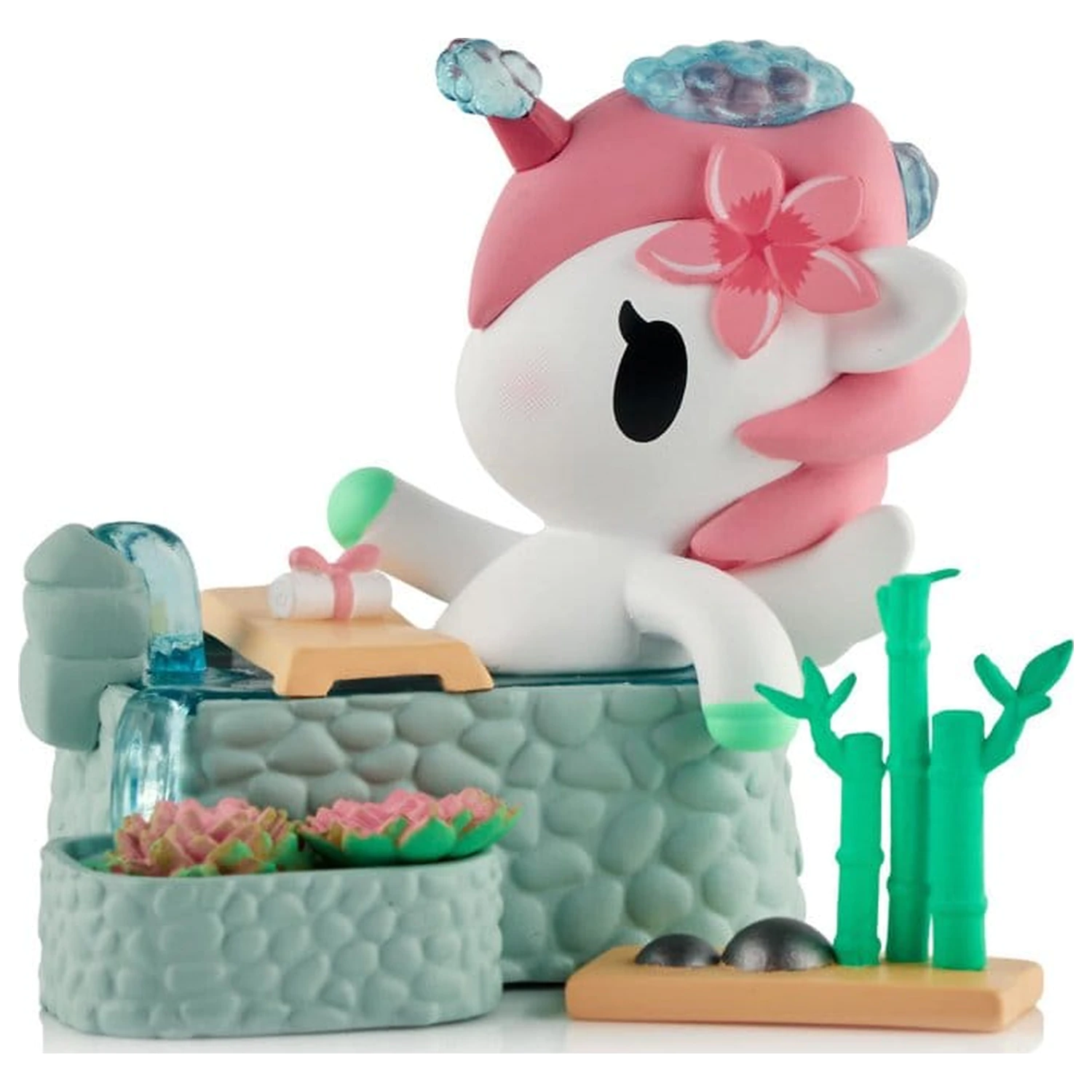 Unicorno Window Box figura Spa Day Hot Springs Oasis 7 cm termékfotó