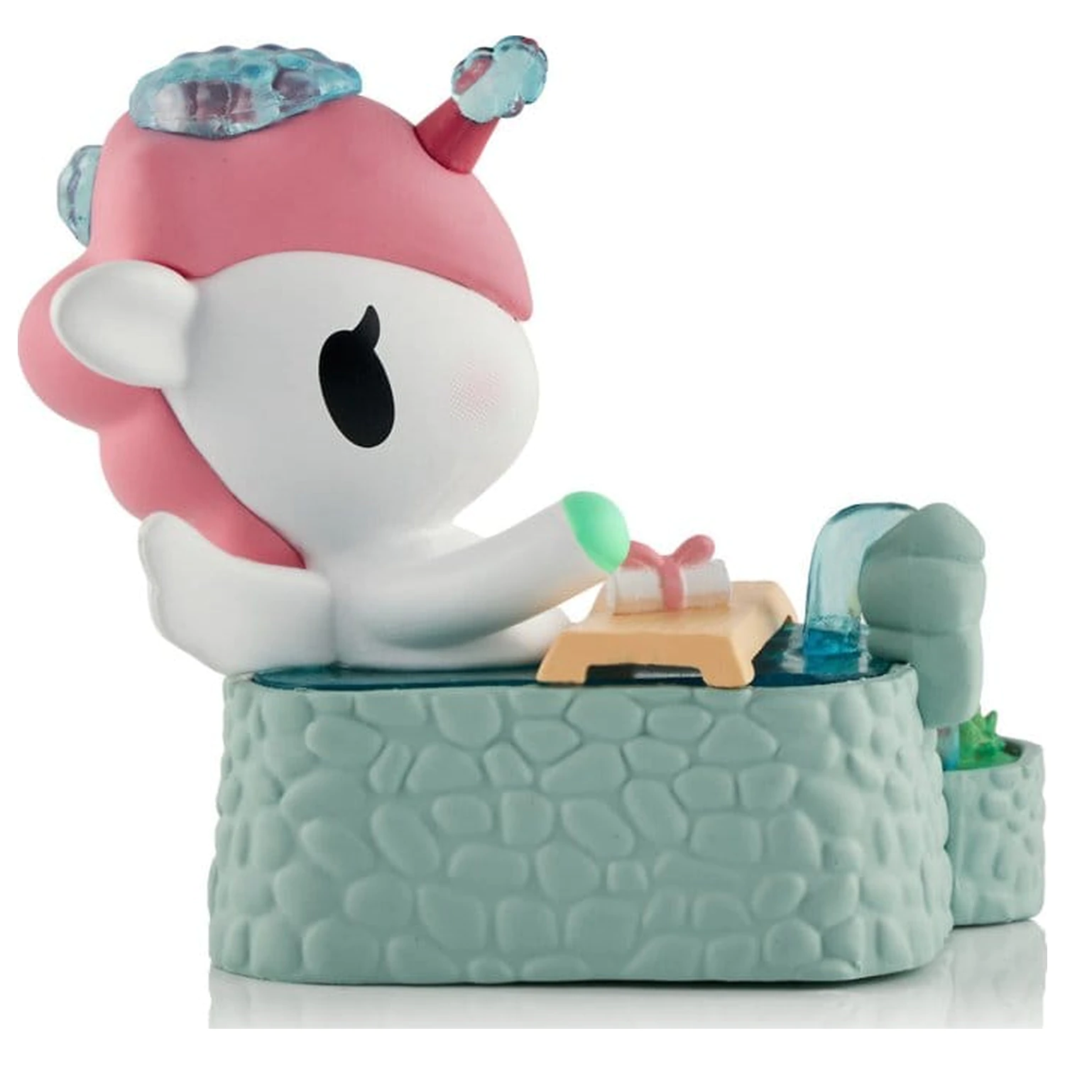 Unicorno Window Box figura Spa Day Hot Springs Oasis 7 cm termékfotó