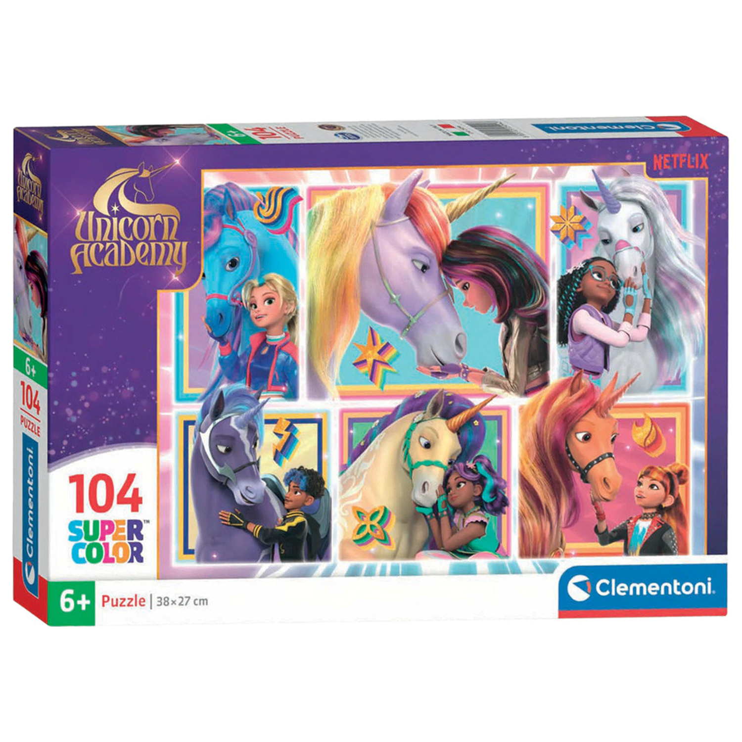 Unikornis Akadémia Friendship 104 db-os puzzle  termékfotó