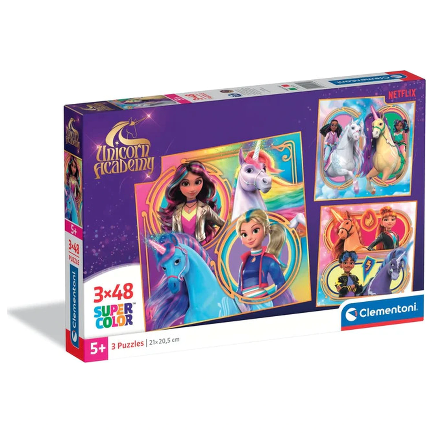 Unikornis Akadémia Riders 3x48 db-os puzzle termékfotó