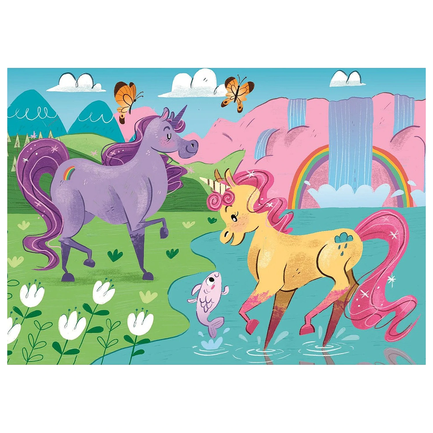 Unikornis Believe 2x20 db-os puzzle  termékfotó