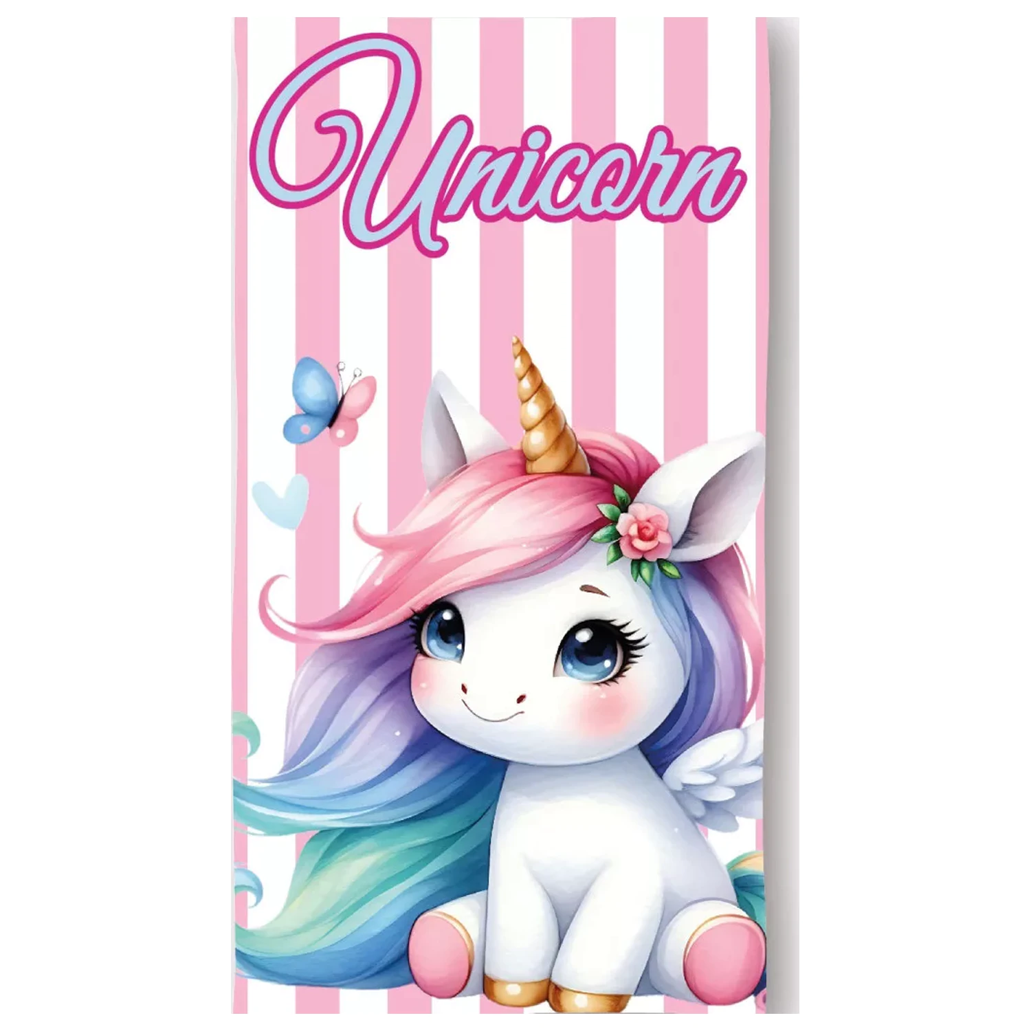 Unikornis Candy Pastel törölköző 70x140cm termékfotó