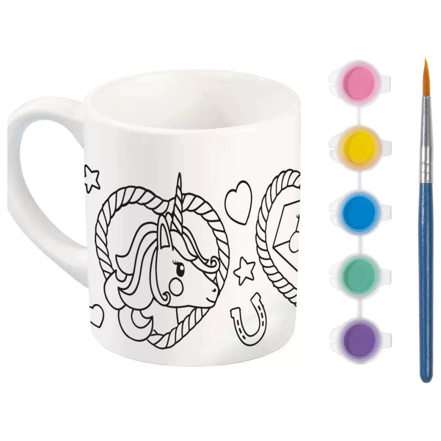 Unikornis Heart festhető porcelán bögre 235 ml  termékfotó