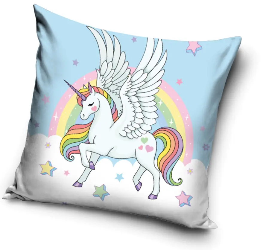 Unikornis párnahuzat 40*40 cm termékfotó