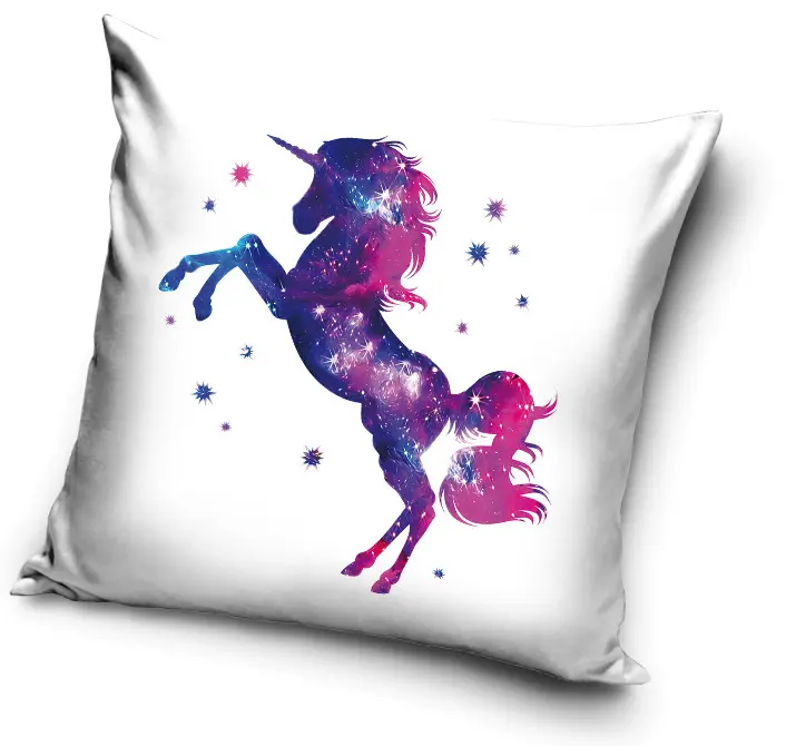 Unikornis párnahuzat 40*40 cm termékfotó