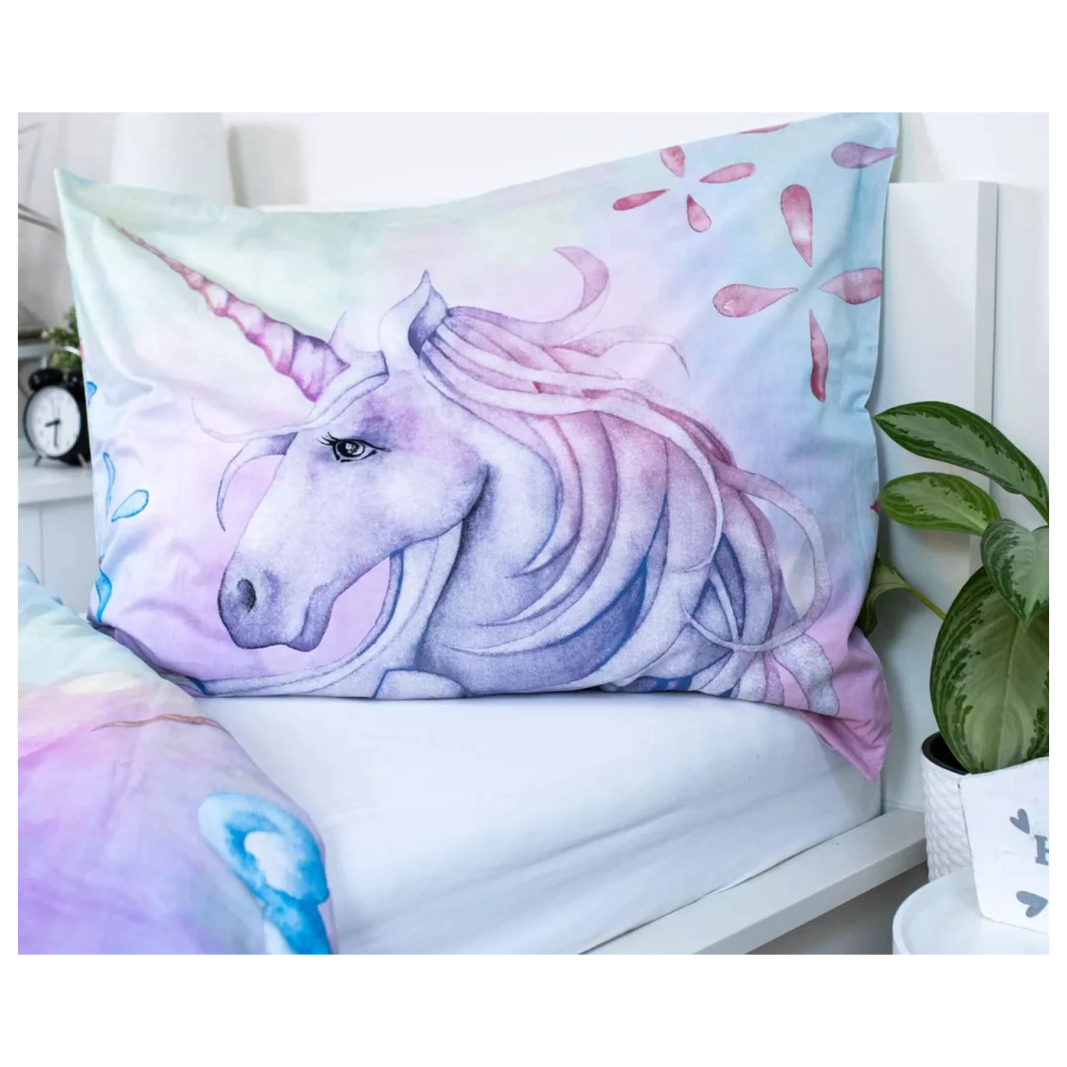 Unikornis Pastel Rainbow ágyneműhuzat  termékfotó