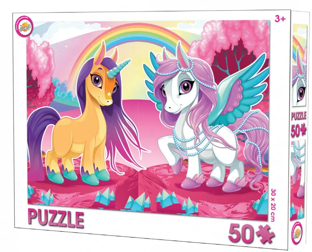 Unikornis puzzle 50 db-os termékfotó