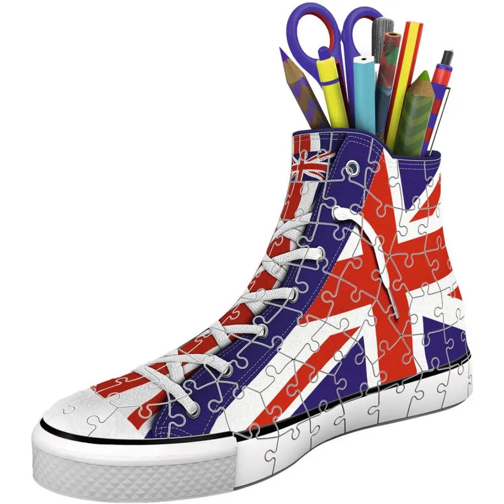 Union Jack 3D Sneaker puzzle tolltartó 108db-os termékfotó