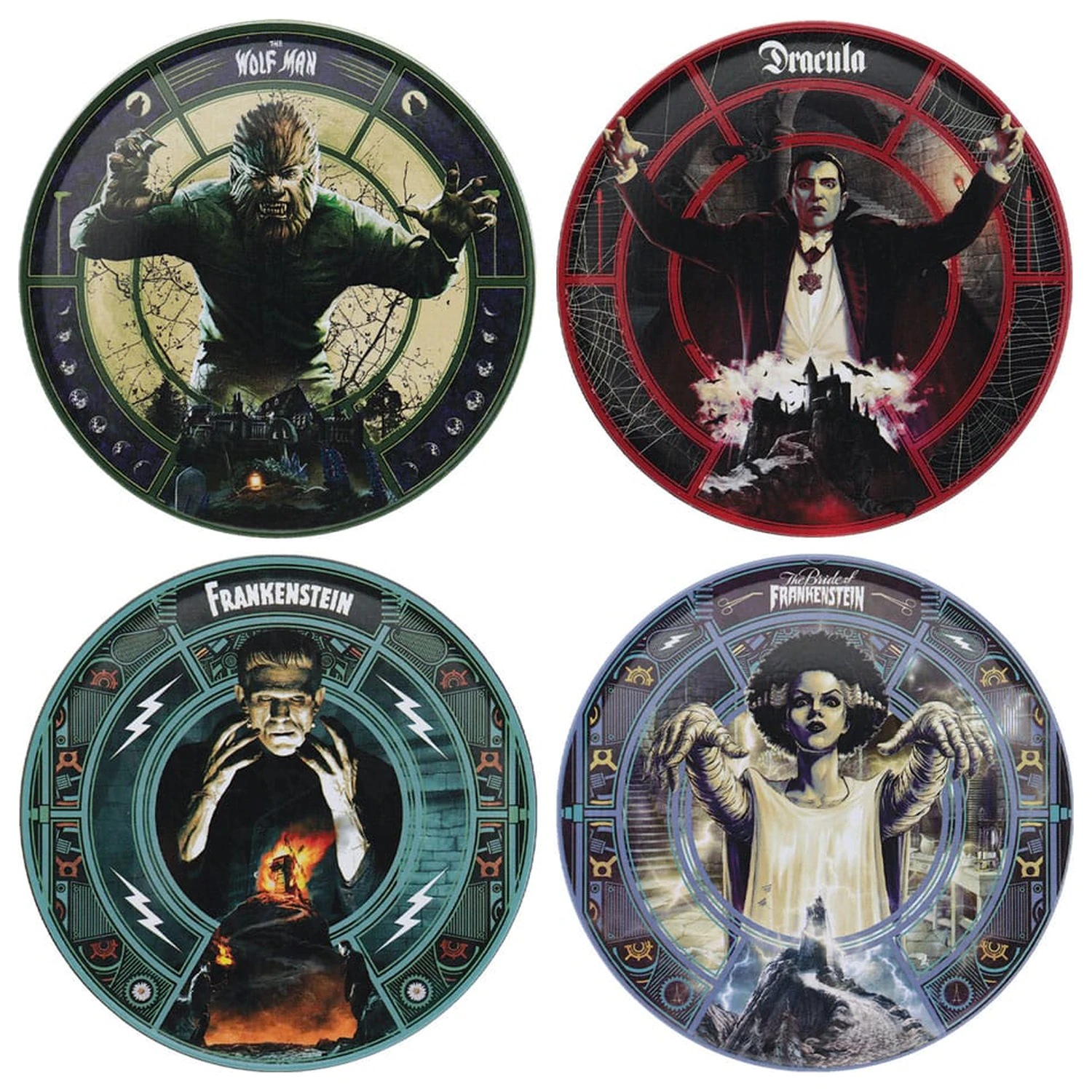 Universal Monsters 4 db-os poháralátét csomag  termékfotó