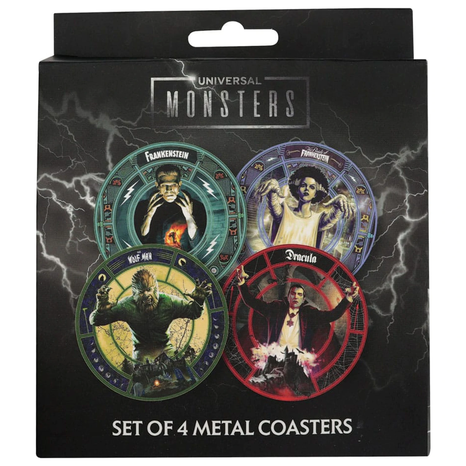 Universal Monsters 4 db-os poháralátét csomag  termékfotó