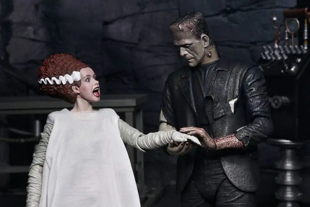 Universal Monsters akciófigura csomag Bride of Frankenstein 90th Anniversary The Monster & His Mate 18 cm termékfotó