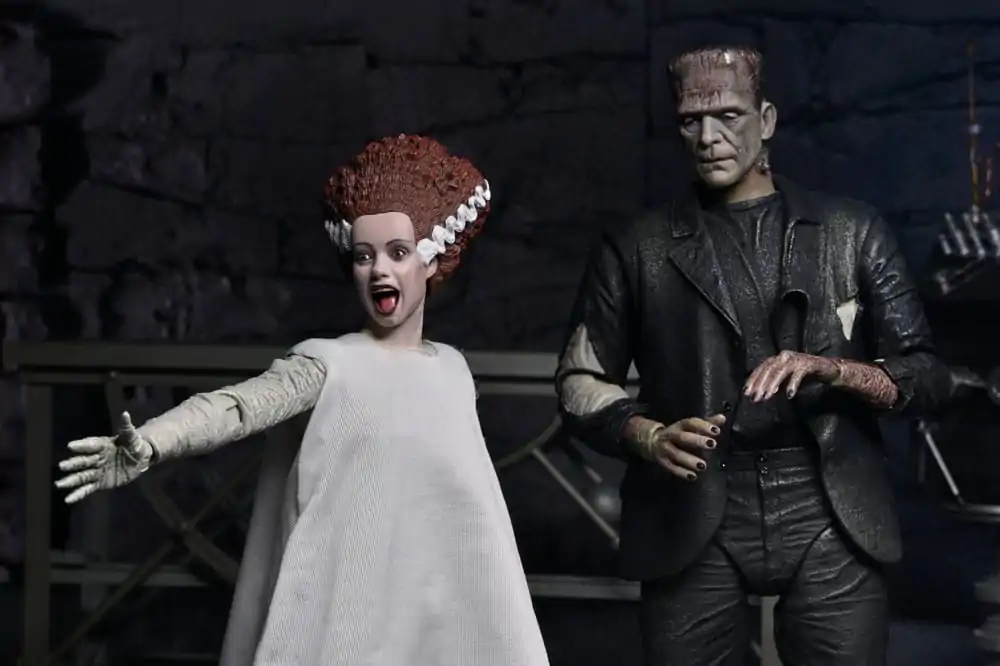 Universal Monsters akciófigura csomag Bride of Frankenstein 90th Anniversary The Monster & His Mate 18 cm termékfotó