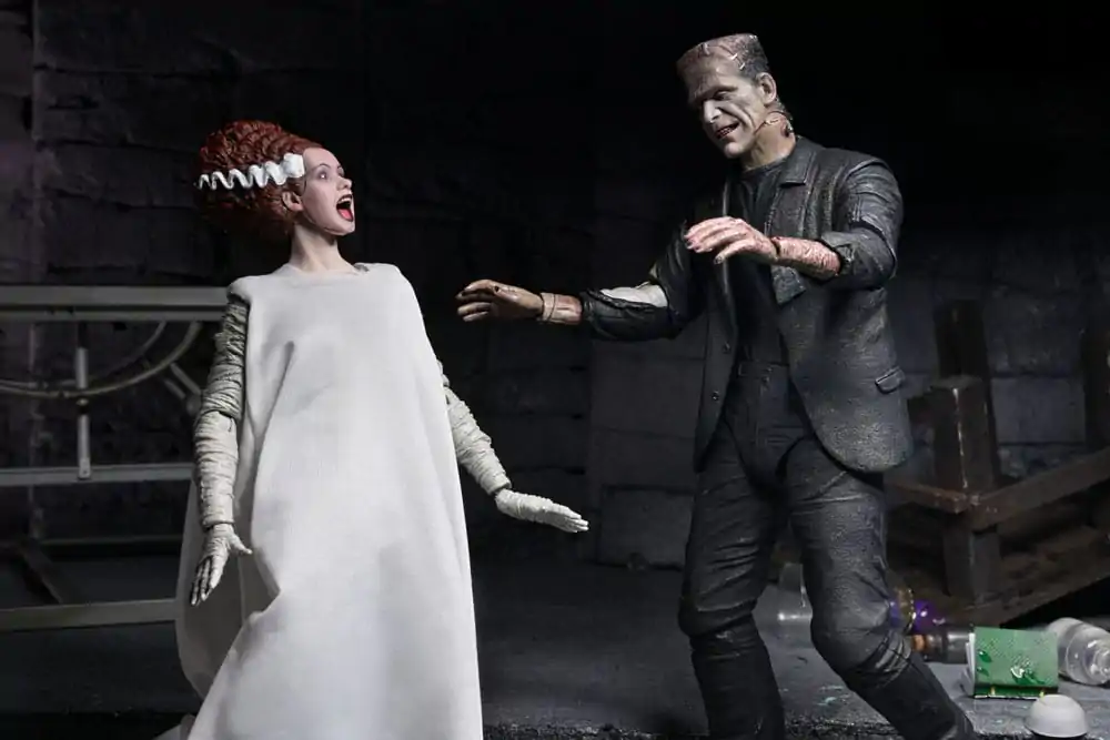 Universal Monsters akciófigura csomag Bride of Frankenstein 90th Anniversary The Monster & His Mate 18 cm termékfotó