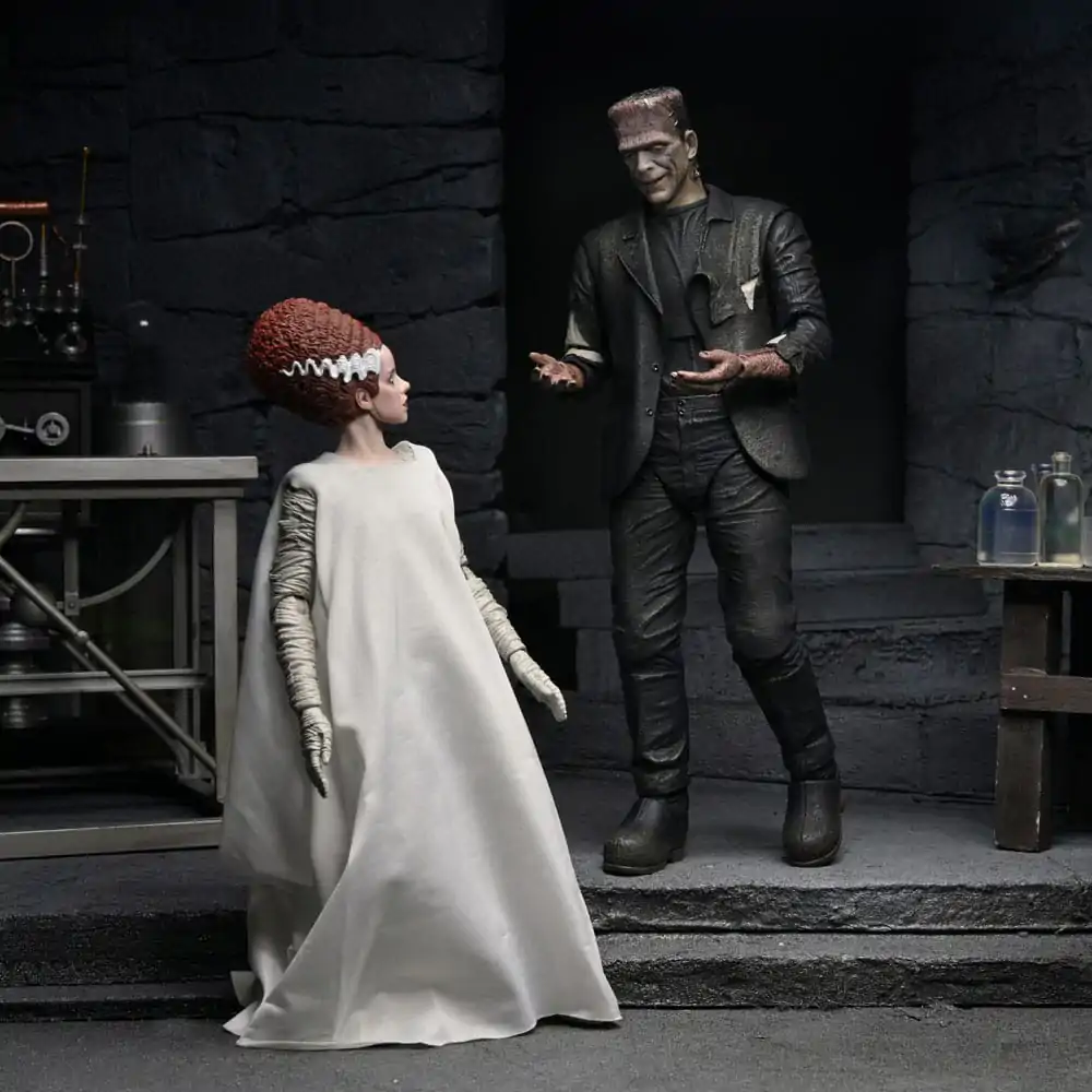 Universal Monsters akciófigura csomag Bride of Frankenstein 90th Anniversary The Monster & His Mate 18 cm termékfotó