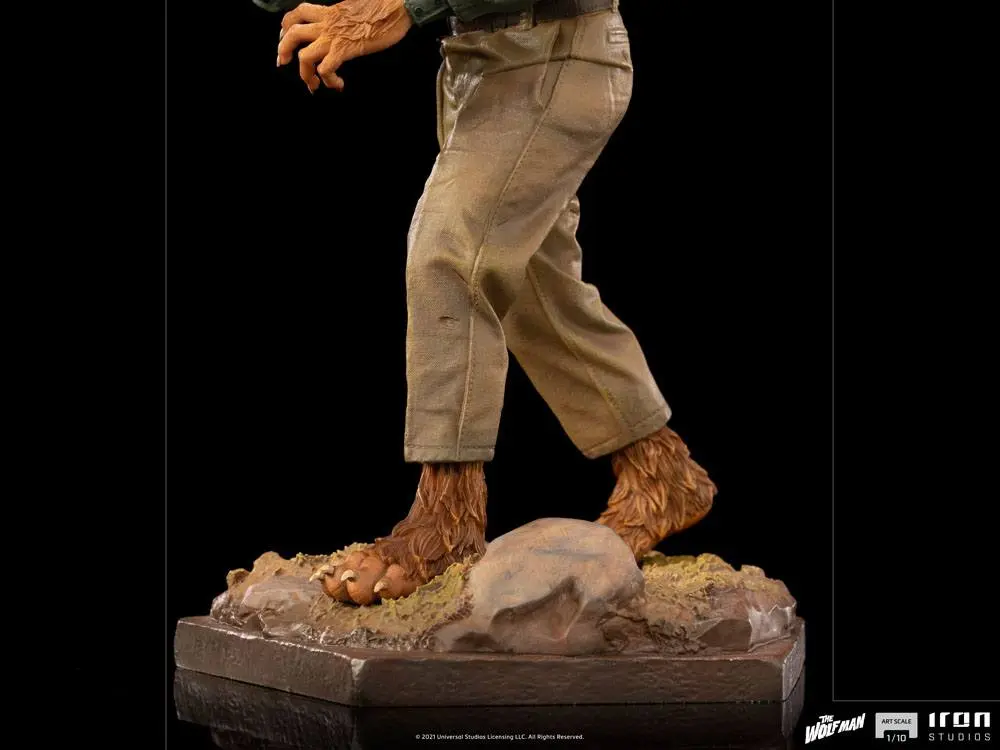 Universal Monsters Art Scale 1/10 The Wolf Man szobor figura 21 cm termékfotó