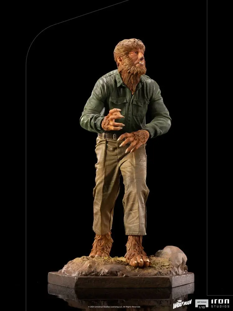 Universal Monsters Art Scale 1/10 The Wolf Man szobor figura 21 cm termékfotó