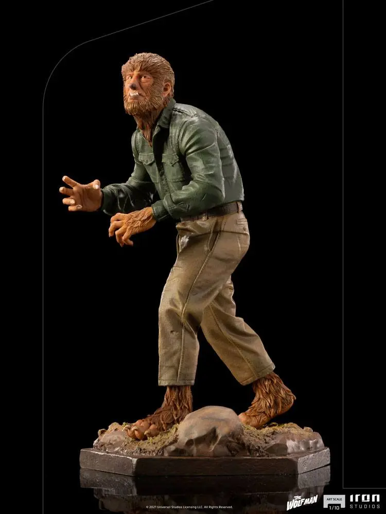 Universal Monsters Art Scale 1/10 The Wolf Man szobor figura 21 cm termékfotó