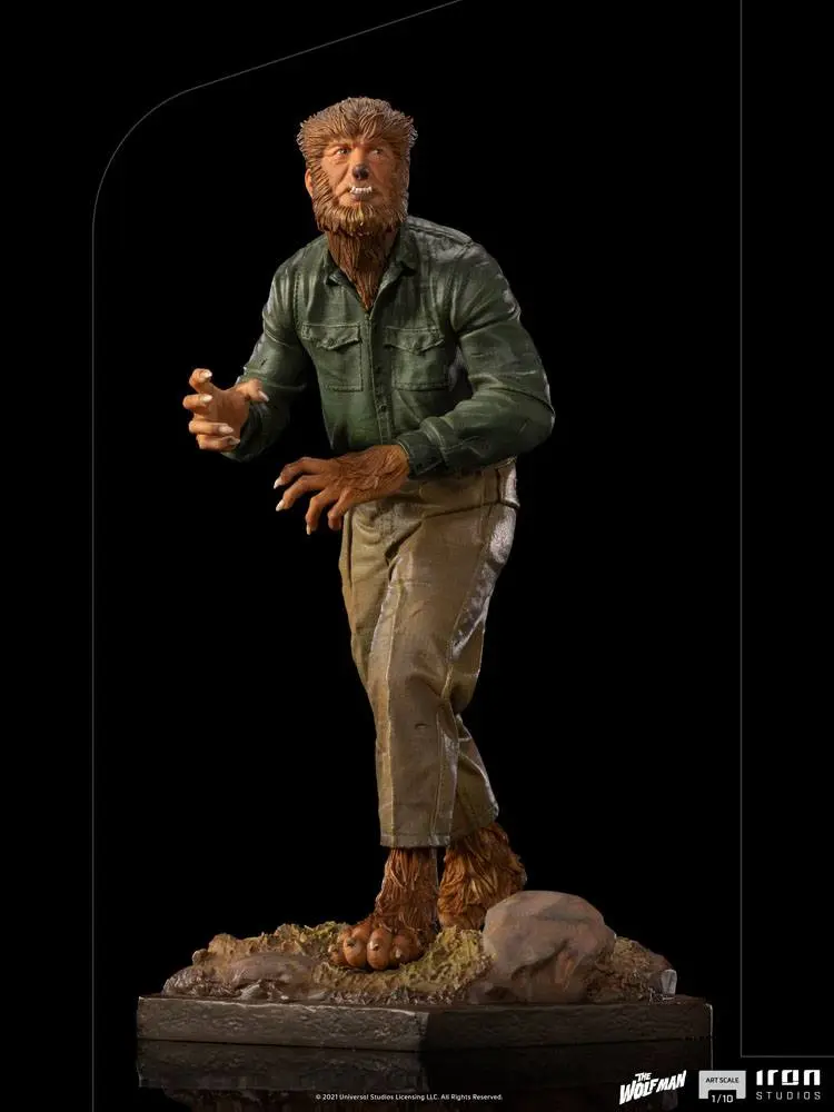 Universal Monsters Art Scale 1/10 The Wolf Man szobor figura 21 cm termékfotó
