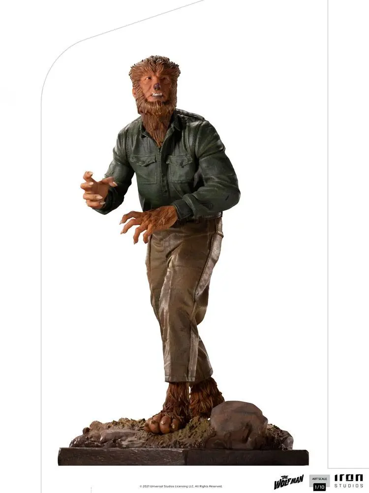 Universal Monsters Art Scale 1/10 The Wolf Man szobor figura 21 cm termékfotó