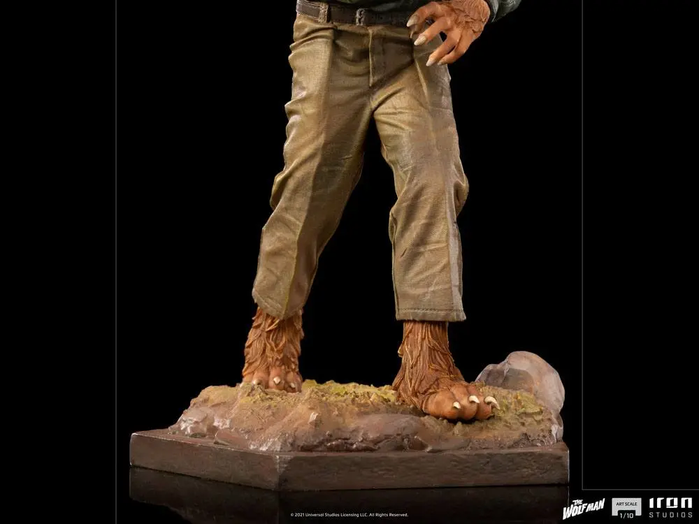 Universal Monsters Art Scale 1/10 The Wolf Man szobor figura 21 cm termékfotó
