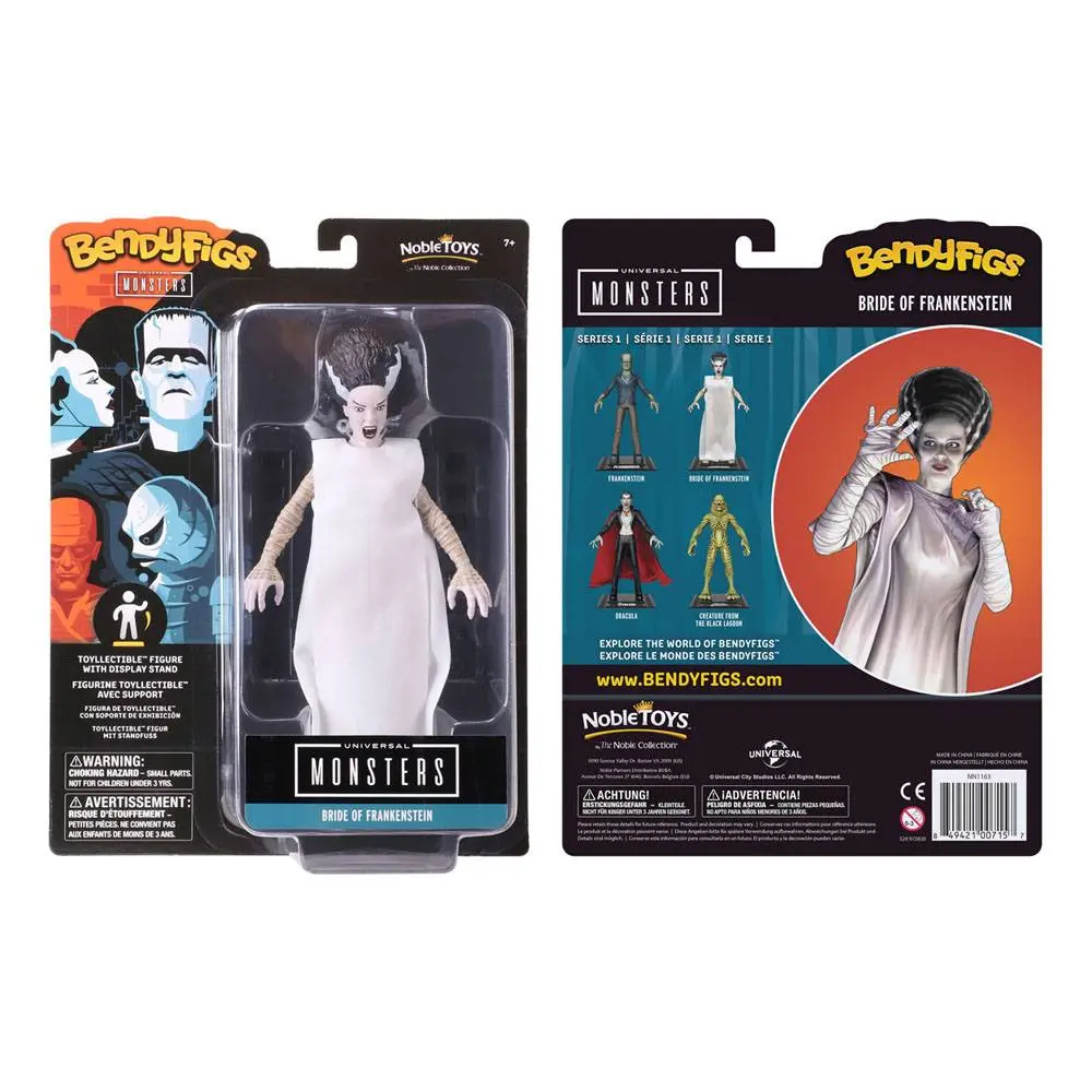 Universal Monsters Bendyfigs Bendable  Bride of Frankenstein figura 19 cm termékfotó