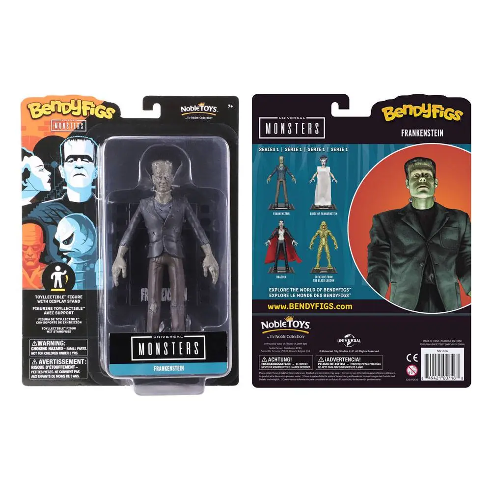 Universal Monsters Bendyfigs Bendable Frankenstein Monster figura 19 cm termékfotó