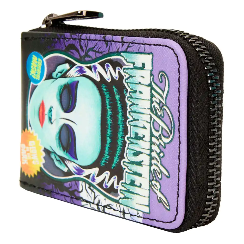 Universal Monsters by Loungefly Wallet Bride of Frankenstein Neon Mask termékfotó