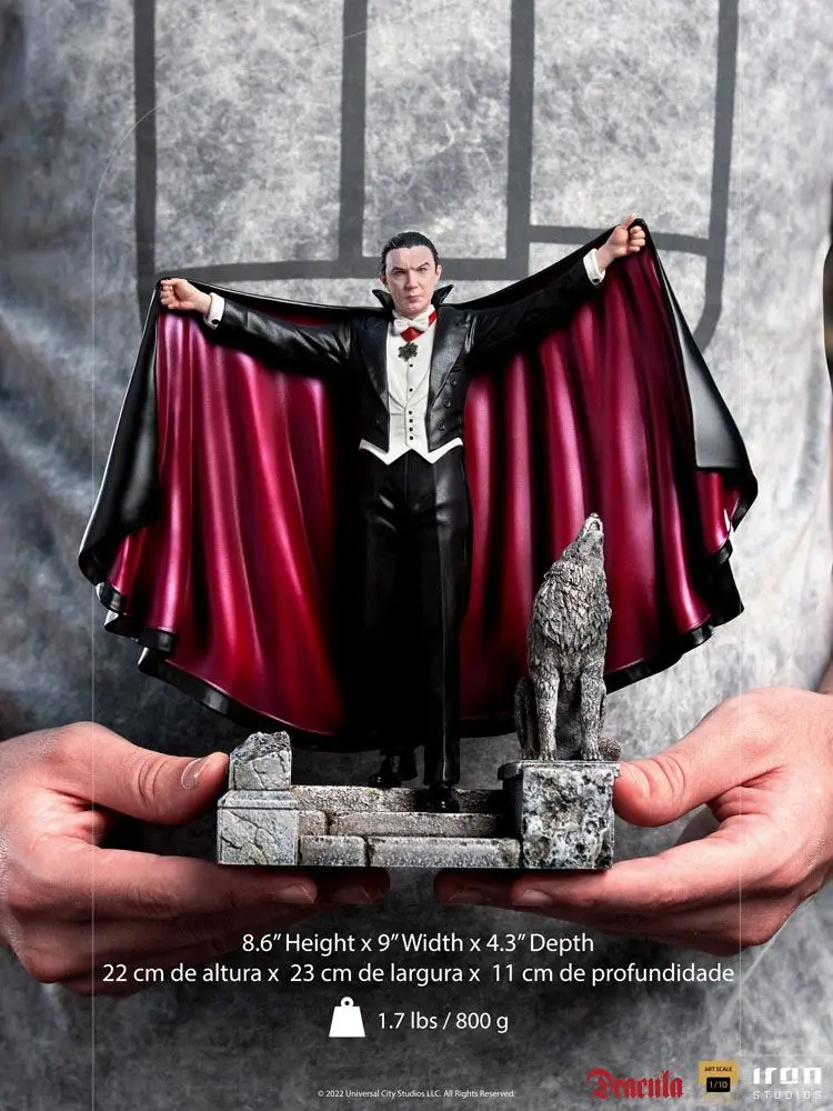Universal Monsters Deluxe Art Scale 1/10 Dracula szobor figura 22 cm termékfotó