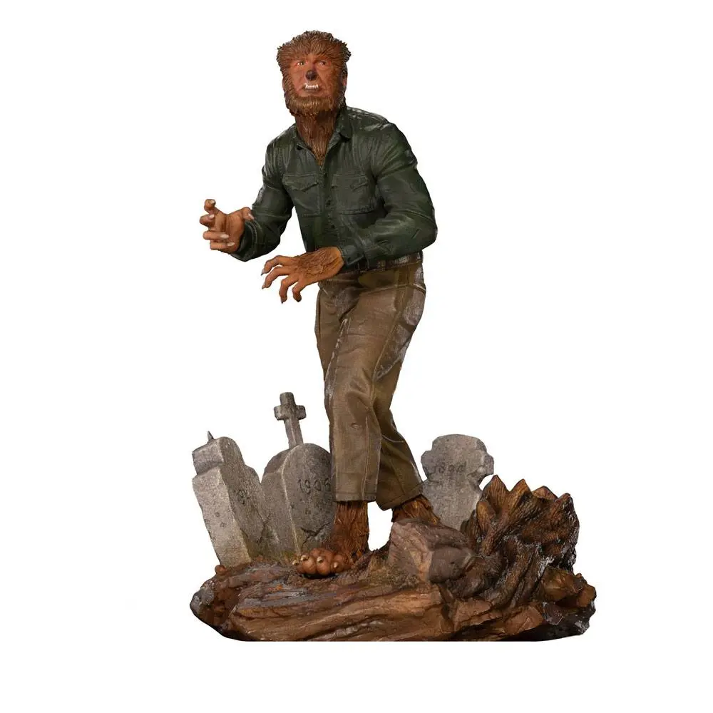 Universal Monsters Deluxe Art Scale 1/10 The Wolf Man szobor figura 21 cm termékfotó