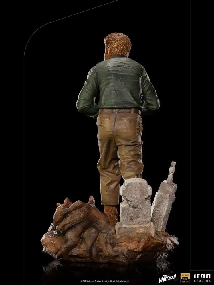 Universal Monsters Deluxe Art Scale 1/10 The Wolf Man szobor figura 21 cm termékfotó