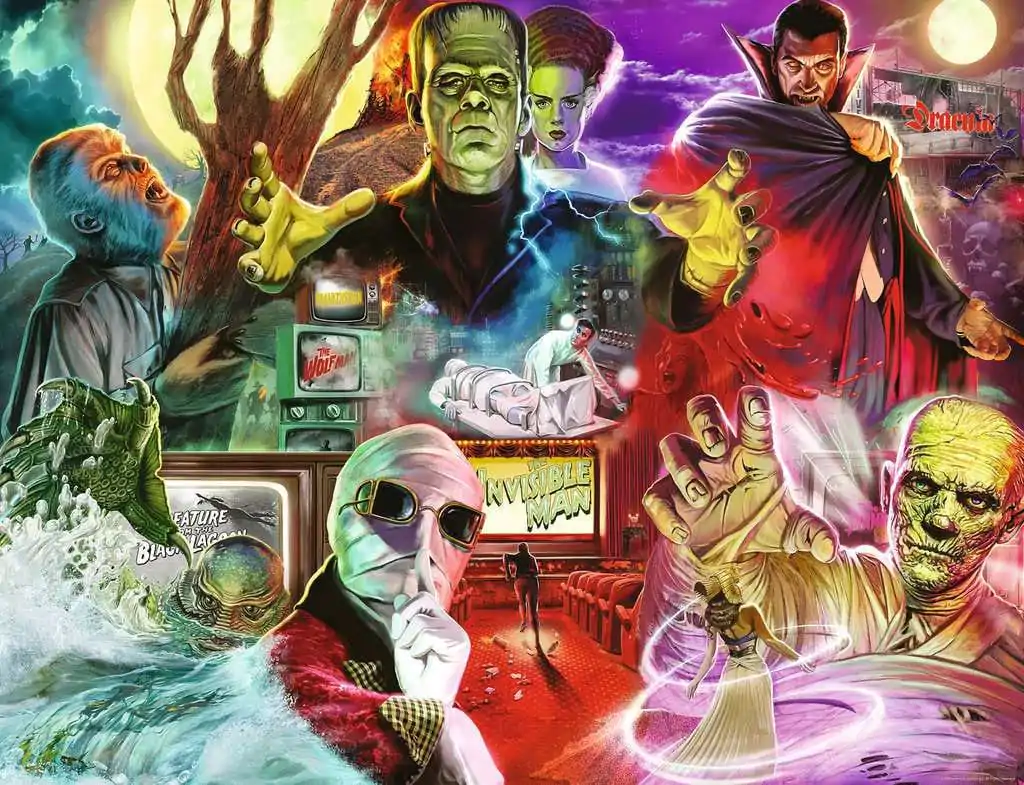 Universal Monsters puzzle (2000 darab) termékfotó