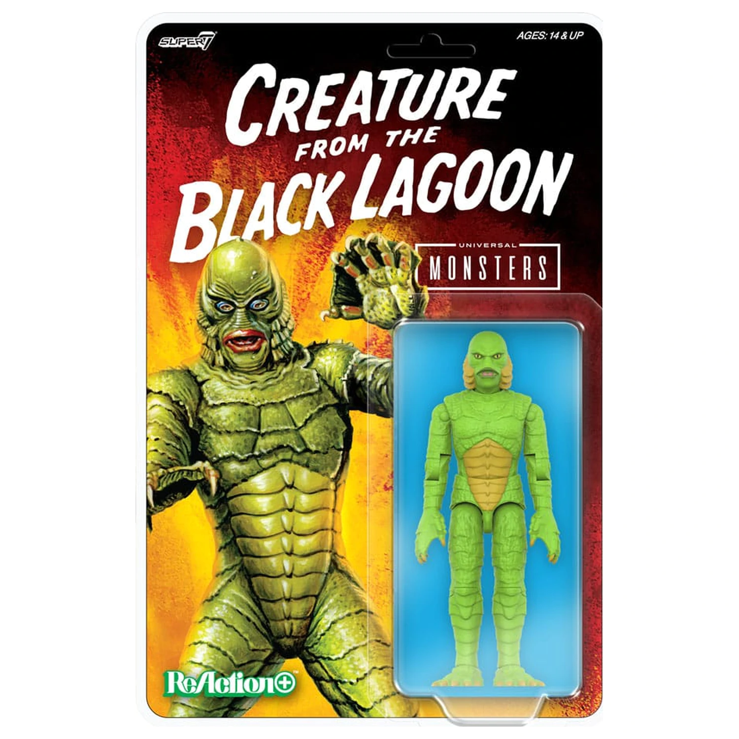 Universal Monsters ReAction+ Wave 1 Creature from the Black Lagoon akciófigura 10 cm   termékfotó