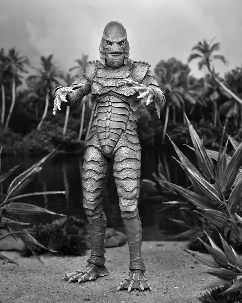 Universal Monsters Ultimate Creature from the Black Lagoon (B&W) akciófigura 18 cm termékfotó