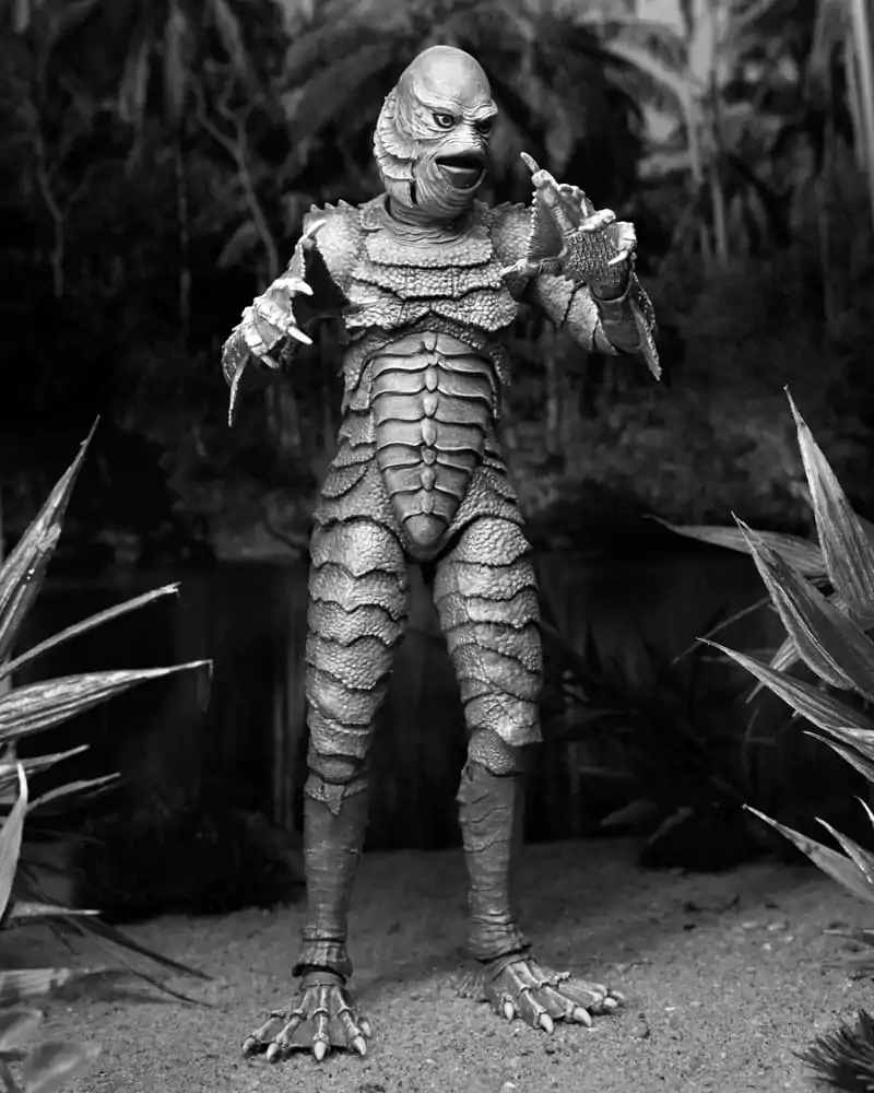 Universal Monsters Ultimate Creature from the Black Lagoon (B&W) akciófigura 18 cm termékfotó