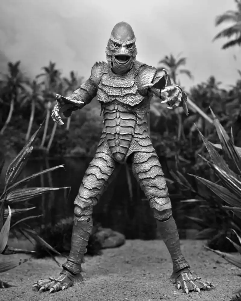 Universal Monsters Ultimate Creature from the Black Lagoon (B&W) akciófigura 18 cm termékfotó