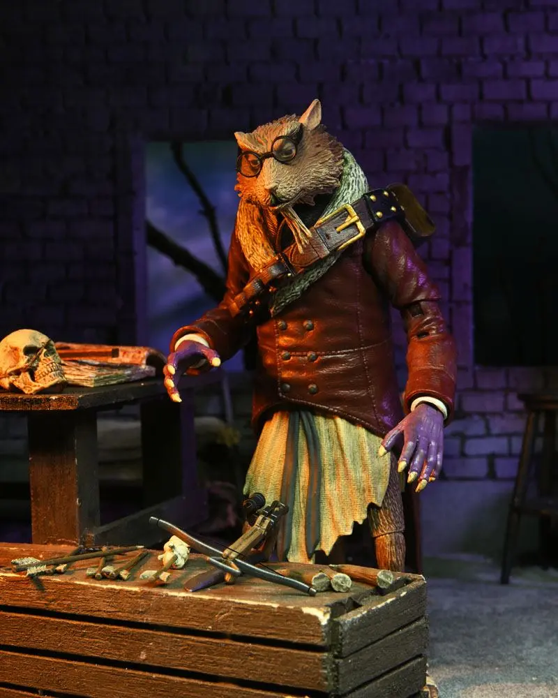 Universal Monsters x Teenage Mutant Ninja Turtles Splinter as Van Helsing akciófigura 18 cm termékfotó