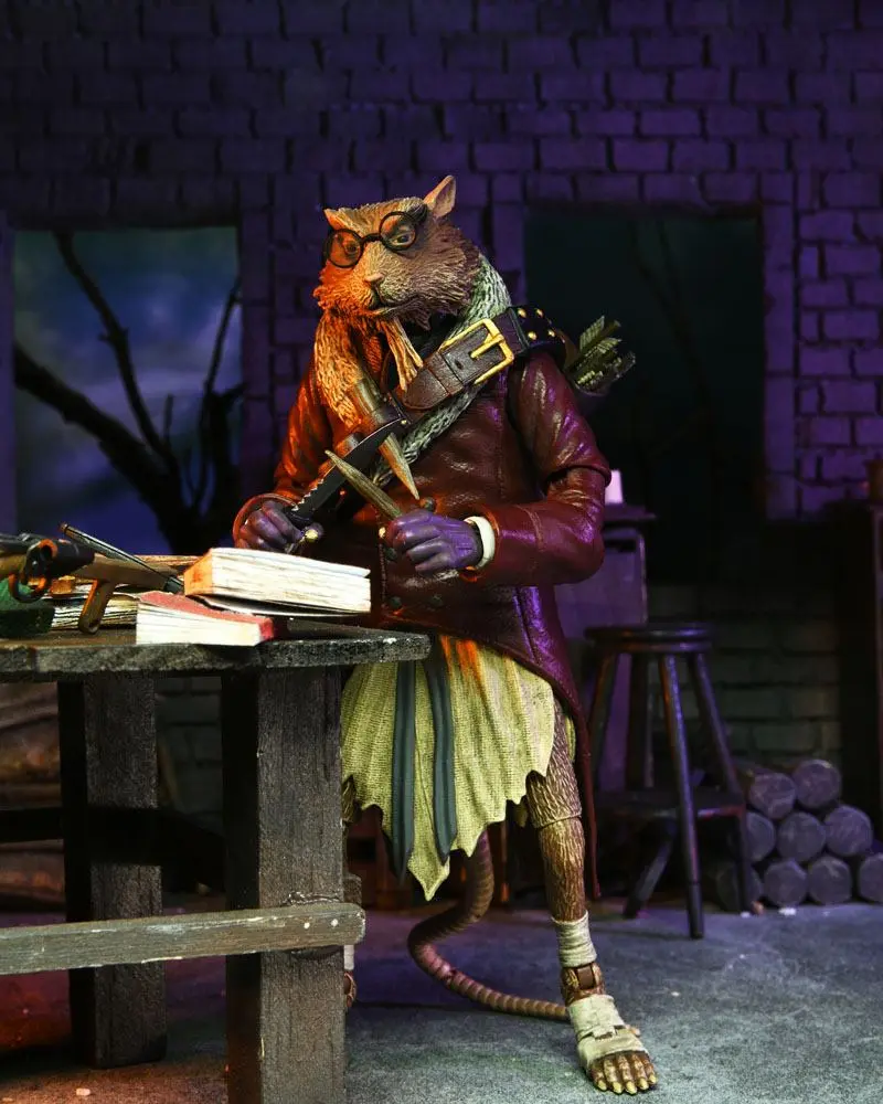 Universal Monsters x Teenage Mutant Ninja Turtles Splinter as Van Helsing akciófigura 18 cm termékfotó