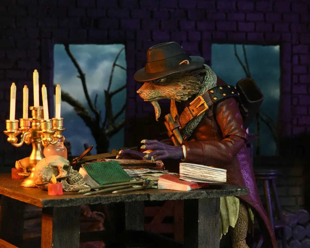 Universal Monsters x Teenage Mutant Ninja Turtles Splinter as Van Helsing akciófigura 18 cm termékfotó