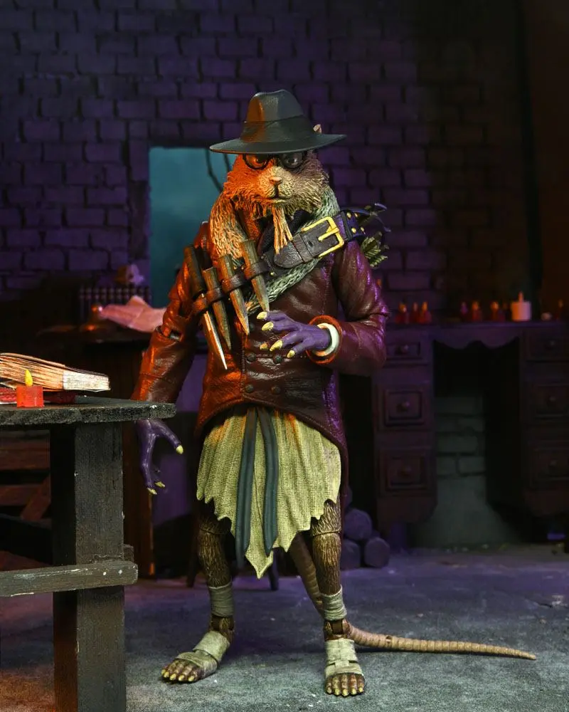 Universal Monsters x Teenage Mutant Ninja Turtles Splinter as Van Helsing akciófigura 18 cm termékfotó