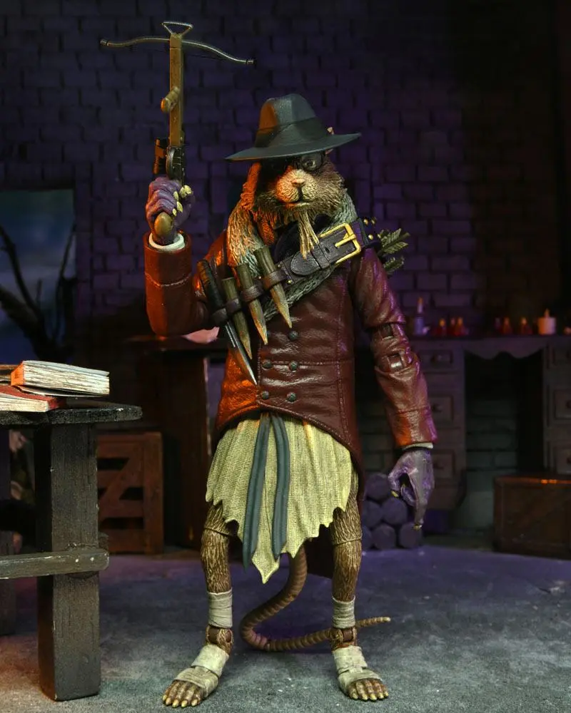 Universal Monsters x Teenage Mutant Ninja Turtles Splinter as Van Helsing akciófigura 18 cm termékfotó