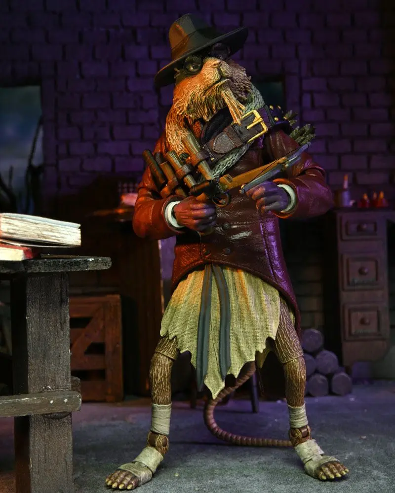 Universal Monsters x Teenage Mutant Ninja Turtles Splinter as Van Helsing akciófigura 18 cm termékfotó
