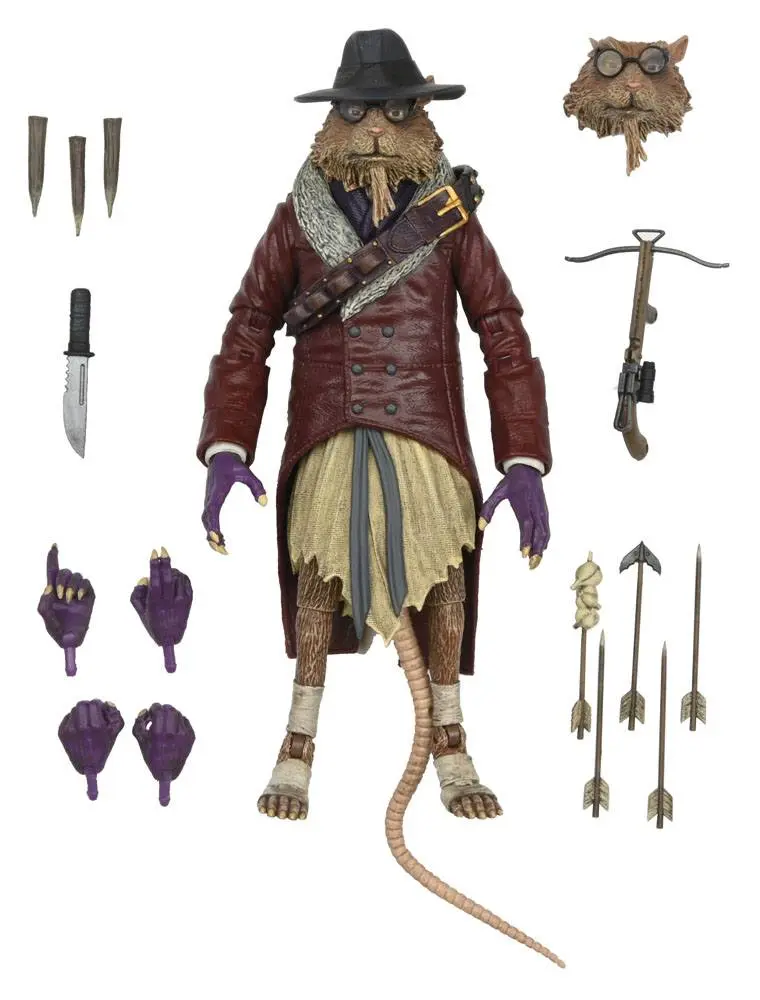 Universal Monsters x Teenage Mutant Ninja Turtles Splinter as Van Helsing akciófigura 18 cm termékfotó