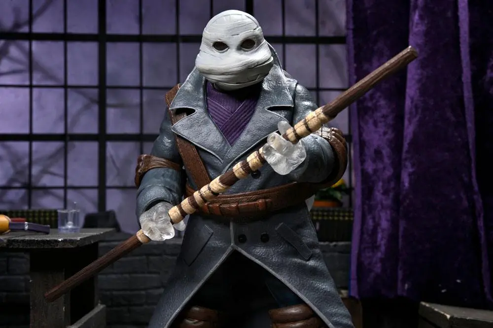 Universal Monsters x Teenage Mutant Ninja Turtles Ultimate Donatello as The Invisible Man akciófigura 18 cm termékfotó